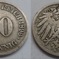 10 Pfennig 1896 A ## DE2-A7