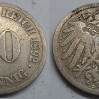 10 Pfennig 1892 D ## DE2-B11