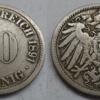 10 Pfennig 1891 D ## DE2-C10