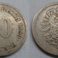 10 Pfennig 1889 E ## DE2-E9