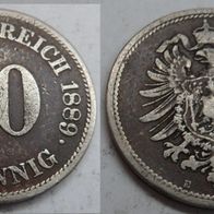 10 Pfennig 1889 E ## DE2-E10