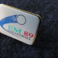 EM Volleyball 1989 Sport Pin Anstecker