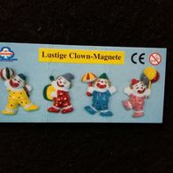 Fremdfiguren - Borgmann - Ravensberger Beipackzettel Lustige Clown - Magnete