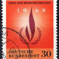 Bund 1968 Mi. 575 Menschenrechte gestempelt (6493)