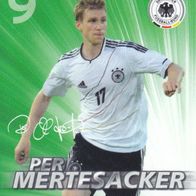 DFB Rewe Plastik Sammelkarte EM 2012 Per Mertesacker Nr.9/32