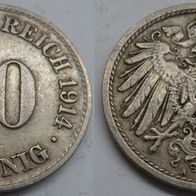 10 Pfennig 1914 A ## D7-3C