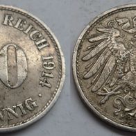 10 Pfennig 1914 F ## D7-3D