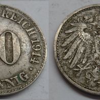 10 Pfennig 1914 D ## D7-3E