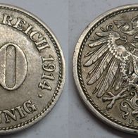 10 Pfennig 1914 E ## D7-3F