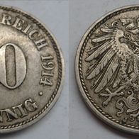 10 Pfennig 1914 J ## D7-3H