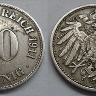 10 Pfennig 1911 (D) ## D7-5E