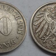 10 Pfennig 1911 (G) ## D7-5H