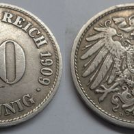 10 Pfennig 1909 (D) ## D7-7B