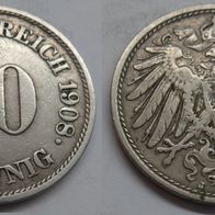 10 Pfennig 1908 (J) ## D7-7J