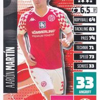 FSV Mainz 05 Topps Match Attax Trading Card 2020 Aaron Martin Nr.231