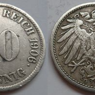 10 Pfennig 1906 (G) ## D7-9C