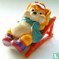 Hanny Banny Ski-Hasen 1996 / Sunnyboy mit Liege + BPZ