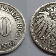 10 Pfennig 1905 (A) ## D7-9G