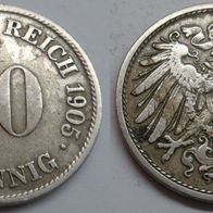 10 Pfennig 1905 (D) ## D7-9H