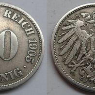 10 Pfennig 1905 (F) ## D7-9J