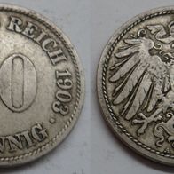 10 Pfennig 1903 (A) ## A7-3C