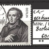 Berlin 1979 250. Geburtstag von Moses Mendelssohn MiNr. 601 gestempelt -3-