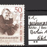 Berlin 1978 100. Geburtstag von Walter Kollo MiNr. 561 gestempelt -1-