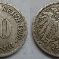 10 Pfennig 1900 (D) ## A7-5E