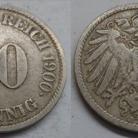 10 Pfennig 1900 (J) ## A7-5G