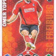 SC Freiburg Topps Match Attax Trading Card 2010 Ömer Toprak Nr.60