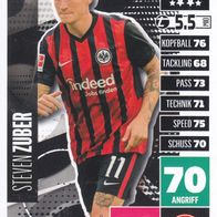 Eintracht Frankfurt Topps Match Attax Trading Card 2020 Steven Zuber Nr.130