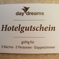 Daydreams Hotelgutscheine für Deutschland und Europa - 3 Übernachtungen - 2 Personen