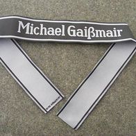 Michael Gaißmair - Ärmelband, Ärmelstreifen, Cuff Titles, BEVO, WW II, WK II