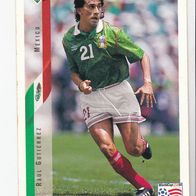 Upper Deck Card Fussball WM USA Raul Gutierrez Mexico #33