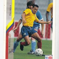 Upper Deck Card Fussball WM USA Luis Herrera Colombia #48