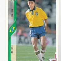 Upper Deck Card Fussball WM USA Bebeto Brasil #58