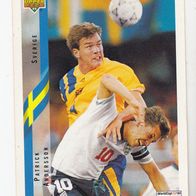 Upper Deck Card Fussball WM USA Patrick Andersson Sverige #66