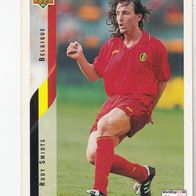 Upper Deck Card Fussball WM USA Rudi Smidts Belgien #91