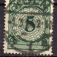 D. Reich 1923, Mi. Nr. 0339 / 339, Korbdeckel-Muster, gestempelt Köln 1.3.24 #05418