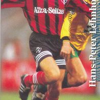 Bayer Leverkusen Panini Sat1 XXL Trading Card 1996 Hans-Peter Lehnhoff Nr.61