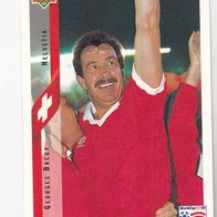 Upper Deck Card Fussball WM USA Georges Bregy Helvetia #106