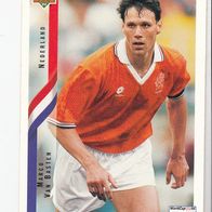 Upper Deck Card Fussball WM USA Marco Van Basten Nederland #147