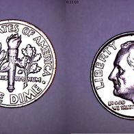 USA Dime 10 Cent 1991 P (2339)
