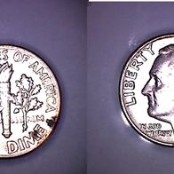 USA Dime 10 Cent 1973 D (2341)