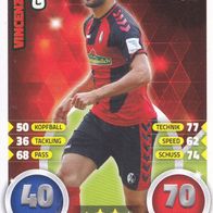 SC Freiburg Topps Match Attax Trading Card 2016 Vincenzo Grifo Nr.118