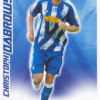 VFL Bochum Topps Match Attax Trading Card 2009 Christoph Dabrowski Kartennummer 27