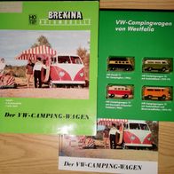 Brekina H0 Set "Der VW-Camping-Wagen" 4-teilig Nr. 9028 OVP + Info-Heft Rarität