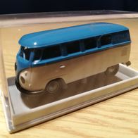 Brekina H0 Nr. ? VW T1b Bus, zweifarbig, unbedruckt, grau/ blau