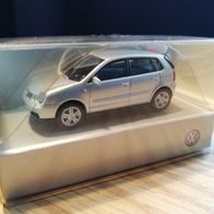 Wiking H0 Nr. wie 03401 VW Polo 4 Facelift 9N 4-türig OVP Edition silbermetallic