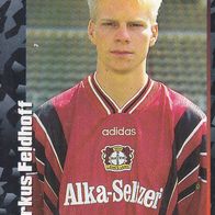 Bayer Leverkusen Panini Sammelbild 1997 Markus Feldhoff Bildnummer 364